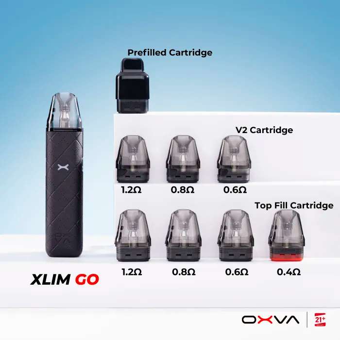 2026新款OXVA XLIM GO 小蠻牛輕盈型小煙主機 | 1000mAh | 注油式主機