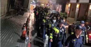 中山警封街！重兵臨檢五條通30處所　掃蕩黑幫靖城專案再啟